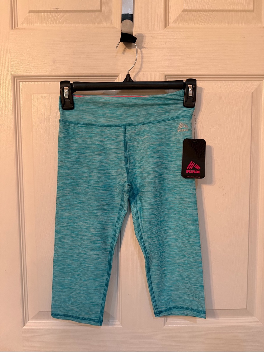 RBX Girls' Aqua Capri Leggings
